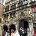 Some pilgrims at the Holy Blood Basilica